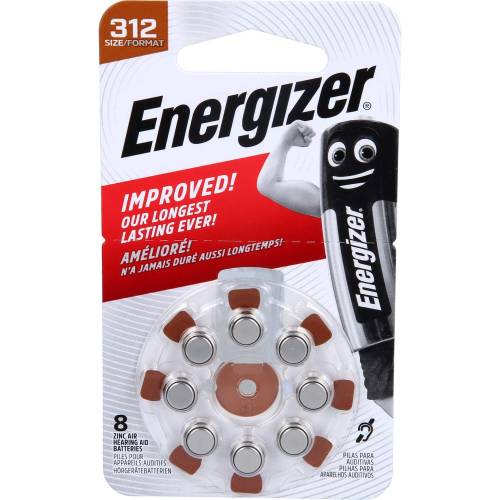 Energizer Hörgerätebatterie 312 8 St