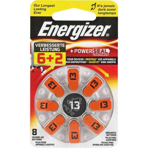Energizer Hörgerätebatterie 13 8 St