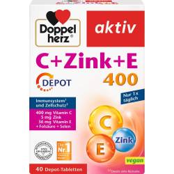 Doppelherz C+Zink+E Depot Tabletten 40 St