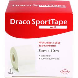 Draco Tapeverband 5 cmx10 m weiß 1 St