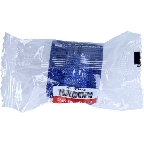 Dracoelfi haft color elast.Fixierb.4 cmx4 m blau 1 St