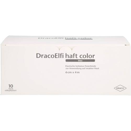 Dracoelfi haft color elast.Fixierb.6 cmx4 m blau 1 St