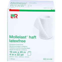 Mollelast haft Binden latexfrei 10 cmx20 m weiß 1 St