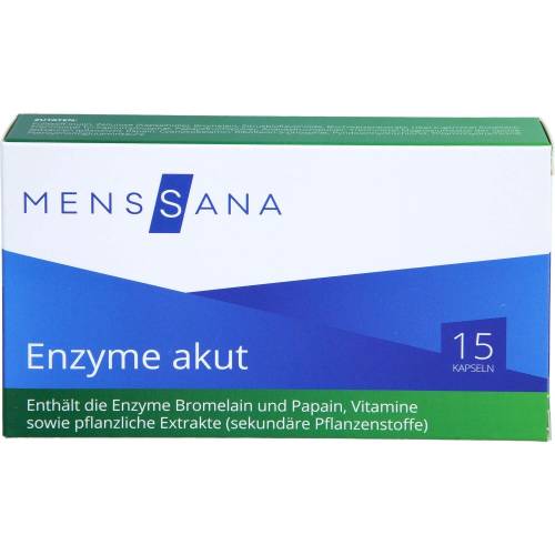 Enzyme akut MensSana Kapseln 15 St