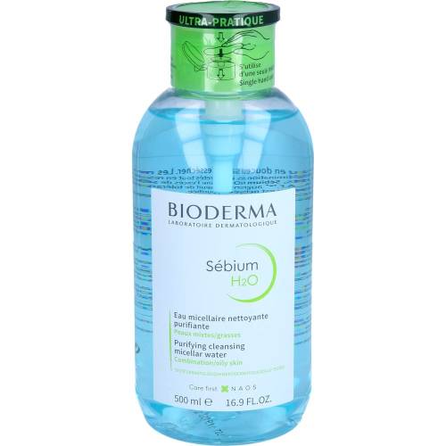 Bioderma Sebium H2O Reinigungslösung Pump 500 ml
