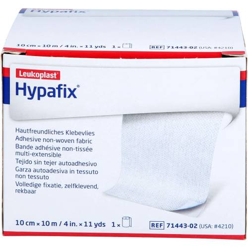 Hypafix Klebevlies hypoallergen 10 cmx10 m 1 St
