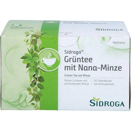 Sidroga Wellness Grüntee m. Nana-Minze Filterb. 30 g