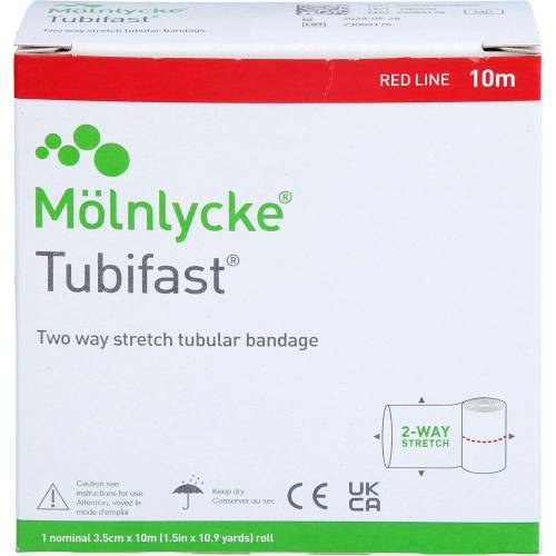 Tubifast 2-Way Stretch 3,5 cmx10 m rot 1 St