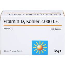 Vitamin D3 Köhler 2.000 I.E. Kapseln 60 St
