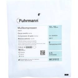Mullkompressen Set 10x10 cm steril 8fach 100 St