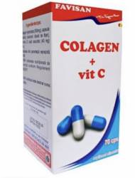 Colagen si vitamina C, 70cps - Favisan
