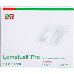 Lomatuell Pro 10x10 cm steril 8 St