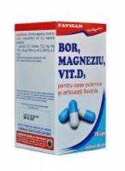 BOR, MAGNEZIU, VITAMINA D3 70cps, Favisan