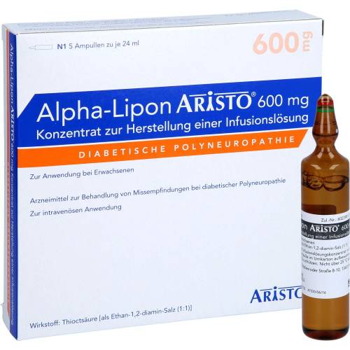 Alpha Lipon Aristo 600 mg Konz.z.Herst.e.Inf.-Lsg. 120 ml