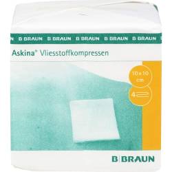 Askina Vliesstoffkompr.unsteril 10x10 cm 4fach 100 St