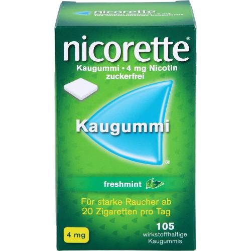 Nicorette Kaugummi 4 mg freshmint 105 St