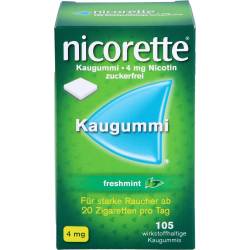 Nicorette Kaugummi 4 mg freshmint 105 St