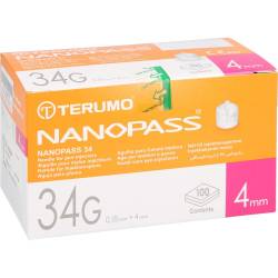 Nanopass 34 Pen Kanüle 34 G 0,18x4 mm 100 St