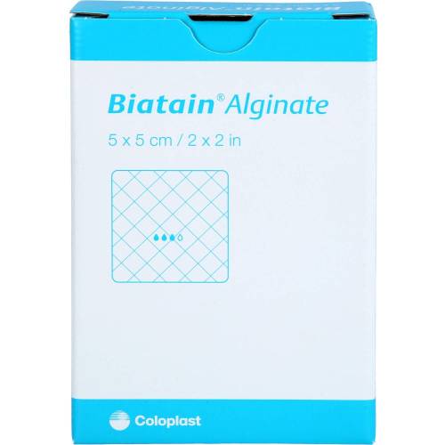 Biatain Alginate Kompressen 5x5 cm 10 St