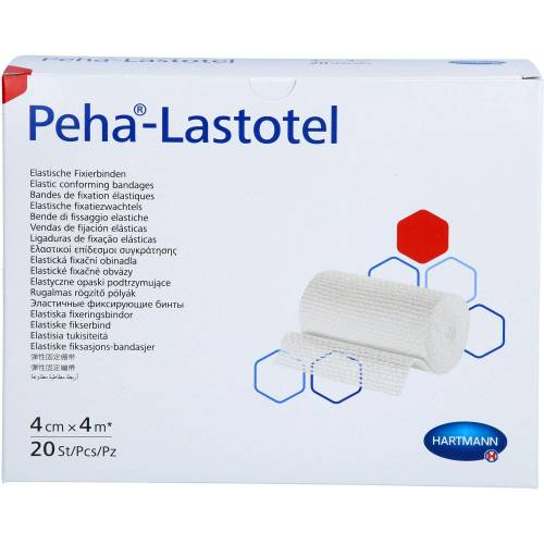 Peha-Lastotel Fixierbinde 4 cmx4 m 20 St
