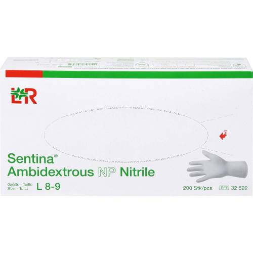 Sentina Ambidextrous Nitrile U-Hands.unsteril Gr.L 200 St