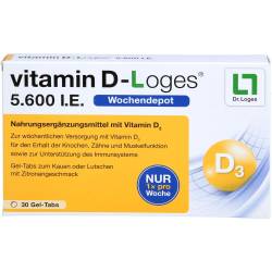 Vitamin D-Loges 5.600 I.E. Wochendepot Kautabl. 30 St