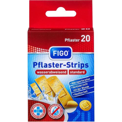 Figo Pflasterstrips wasserabweisend standard 20 St
