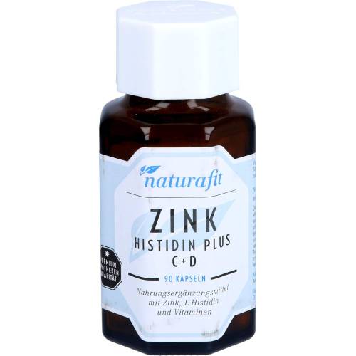 Naturafit Zink Histidin plus C+D Kapseln 90 St