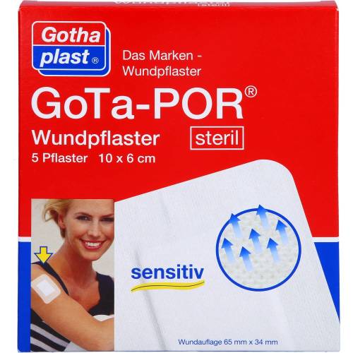 Gota-Por Wundpflaster steril 60x100 mm 5 St