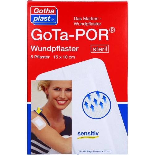 Gota-Por Wundpflaster steril 100x150 mm 5 St
