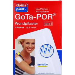 Gota-Por Wundpflaster steril 100x150 mm 5 St