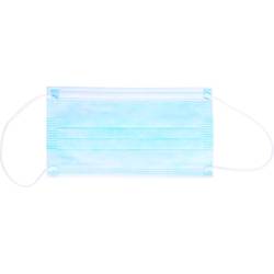 Mundschutz Op m.Gummiband Nasenbügel blau 10 St