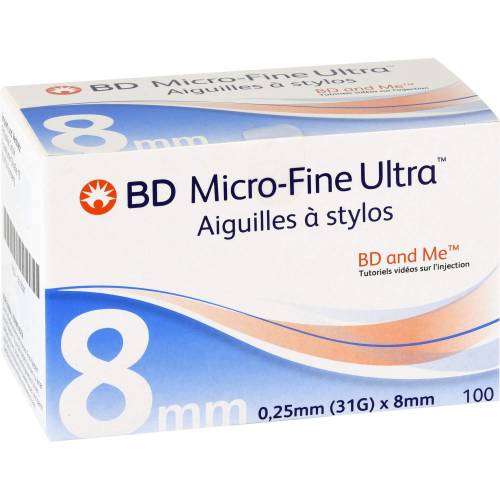 Bd Micro-Fine Ultra Pen-Nadeln 0,25x8 mm 31 G 100 St