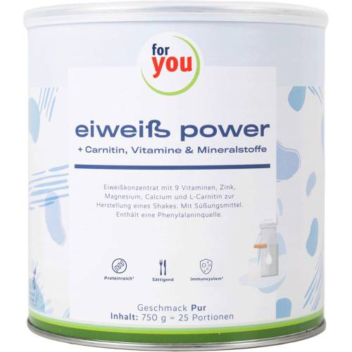 For You eiweiß power pur Pulver 750 g