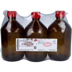 Veralflasche braun 500 ml m.Gießring u.Verschl. 3 St