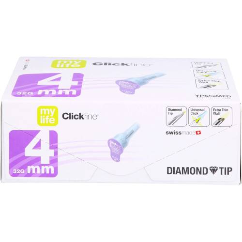 Clickfine Universal 4 Kanülen 0,23x4 mm 100 St