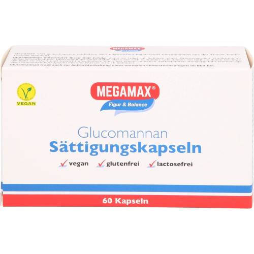 Megamax Sättigungskapseln Glucomannan 60 St