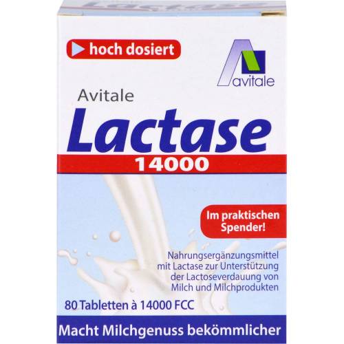 Lactase 14.000 Fcc Tabletten im Spender 80 St