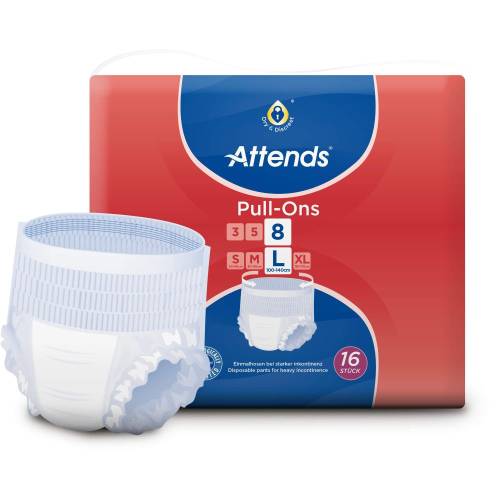 Attends Pull-Ons 8 L 16 St