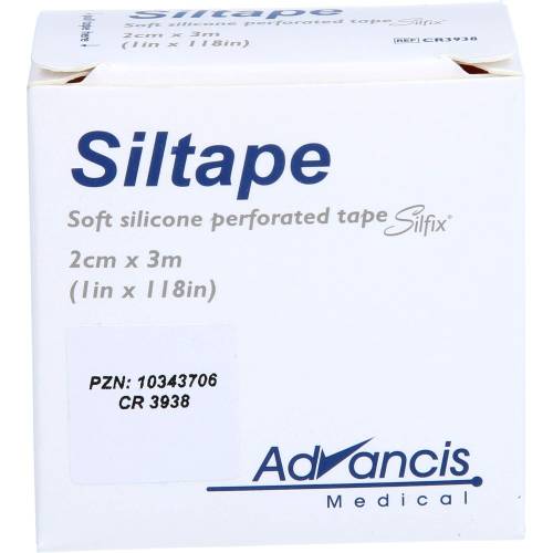 Siltape 2 cmx3 m Silikonpflaster 1 St
