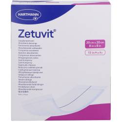Zetuvit Saugkompressen steril 20x20 cm 15 St
