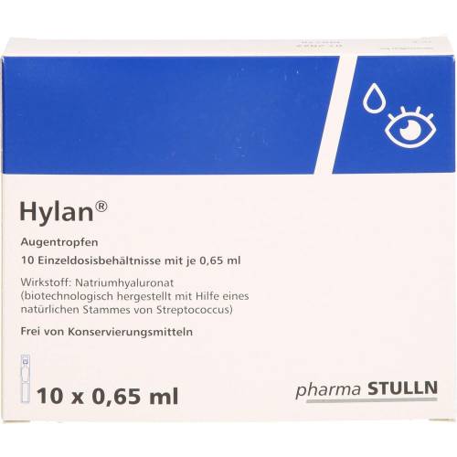 Hylan 0,65 ml Augentropfen 10 St