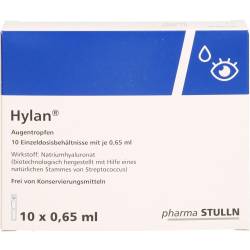 Hylan 0,65 ml Augentropfen 10 St