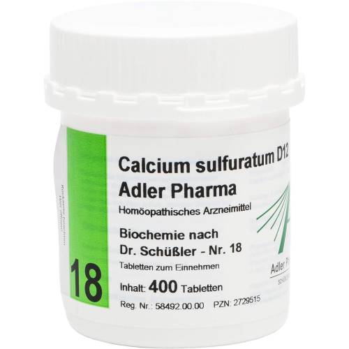 Biochemie Adler 18 Calcium sulfuratum D 12 Tabl. 400 St