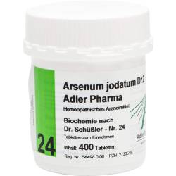 Biochemie Adler 24 Arsenum jodatum D 12 Tabletten 400 St