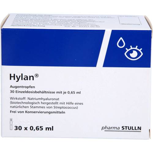 Hylan 0,65 ml Augentropfen 30 St