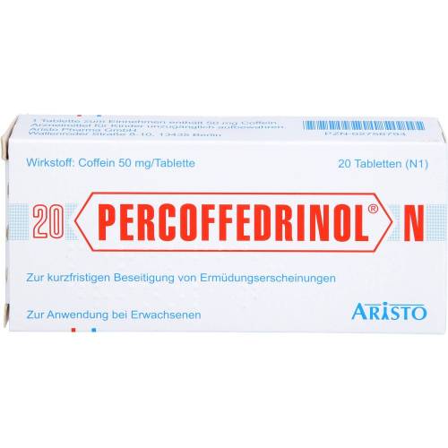 Percoffedrinol N 50 mg Tabletten 20 St