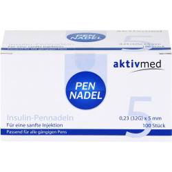 Pen-Nadeln Universal 5 Kanülen 0,23x5 mm 32 G 100 St