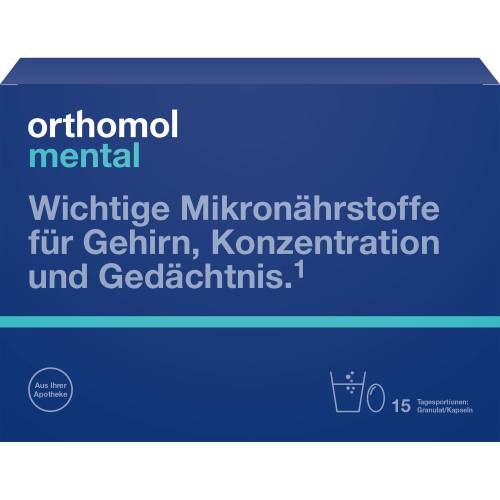 Orthomol mental Granulat/Kapseln 15 Tage Kombip. 1 P