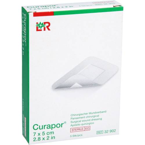 Curapor Wundverband steril chirurgisch 5x7 cm 5 St